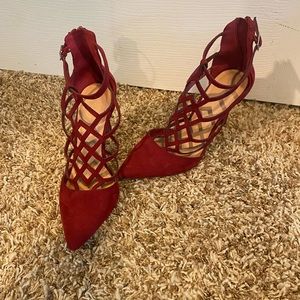 Maroon/ Red heels
